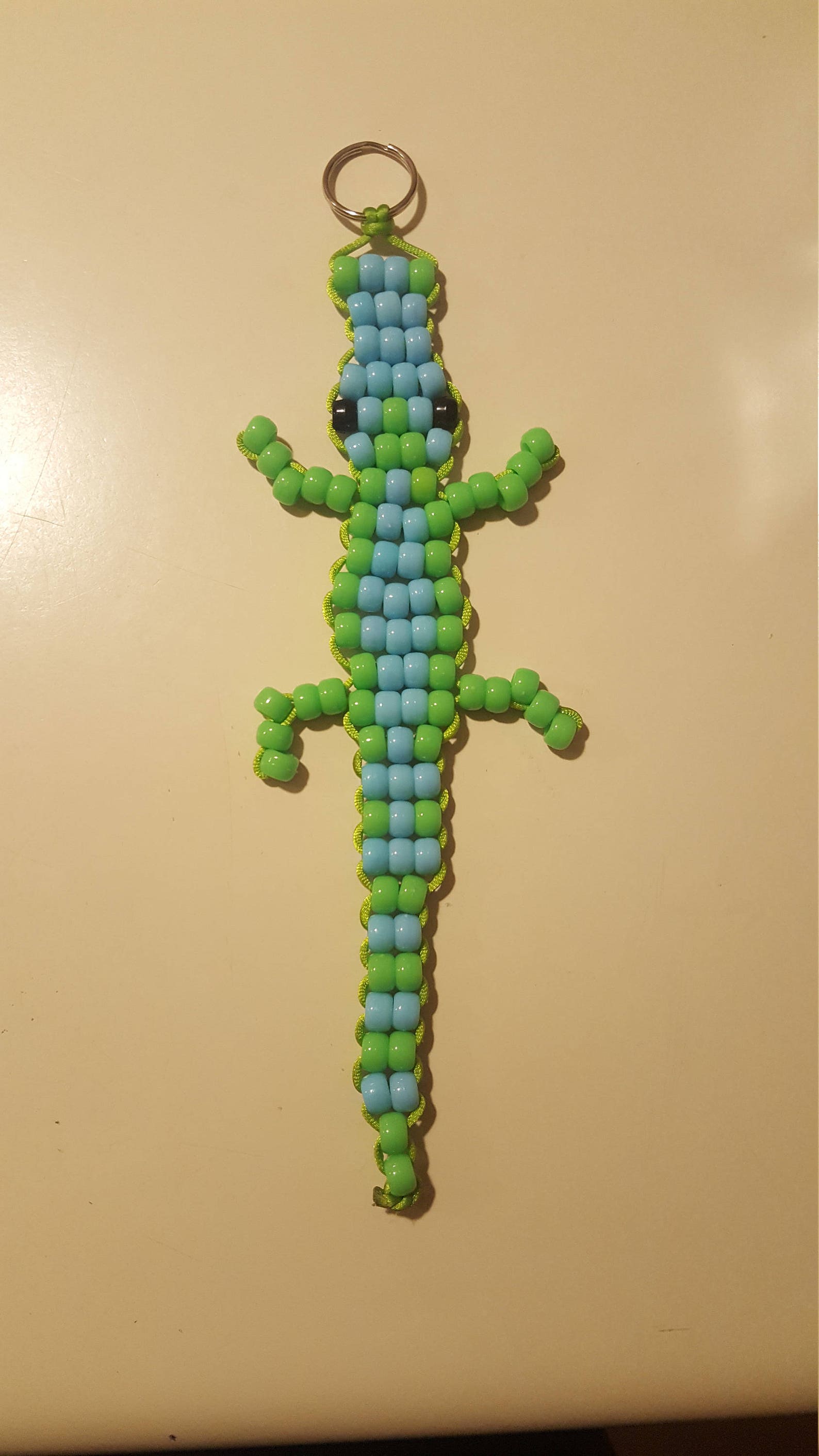 Alligator Bead Pet Keychain Etsy