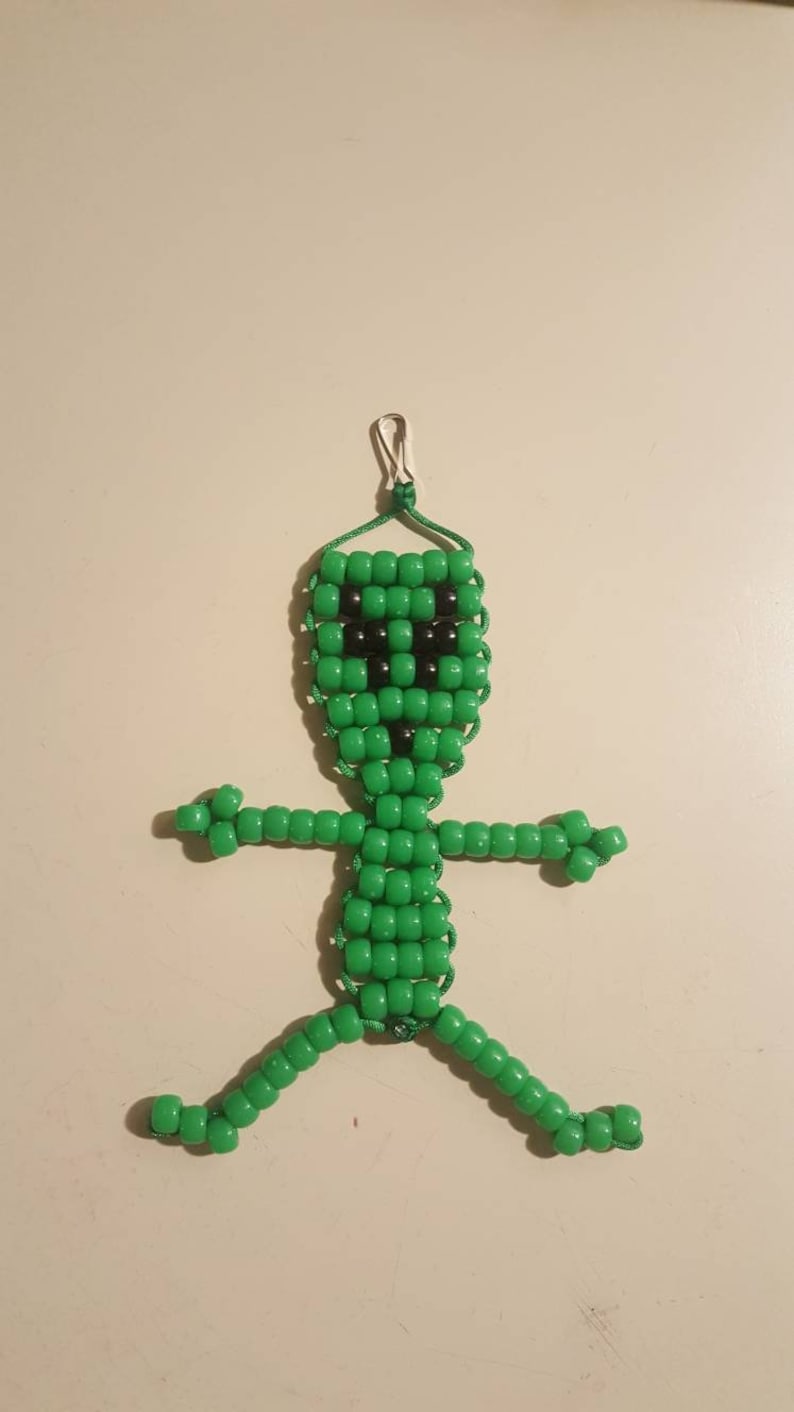 Alien Bead Pet Keychain Etsy