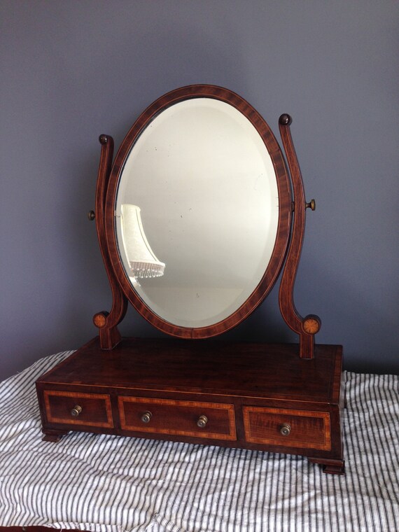 Antique Georgian Vanity Mirror Etsy