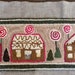 Hooked Rug Pattern, Gingerbread Village, Simple Design to Crate With ...