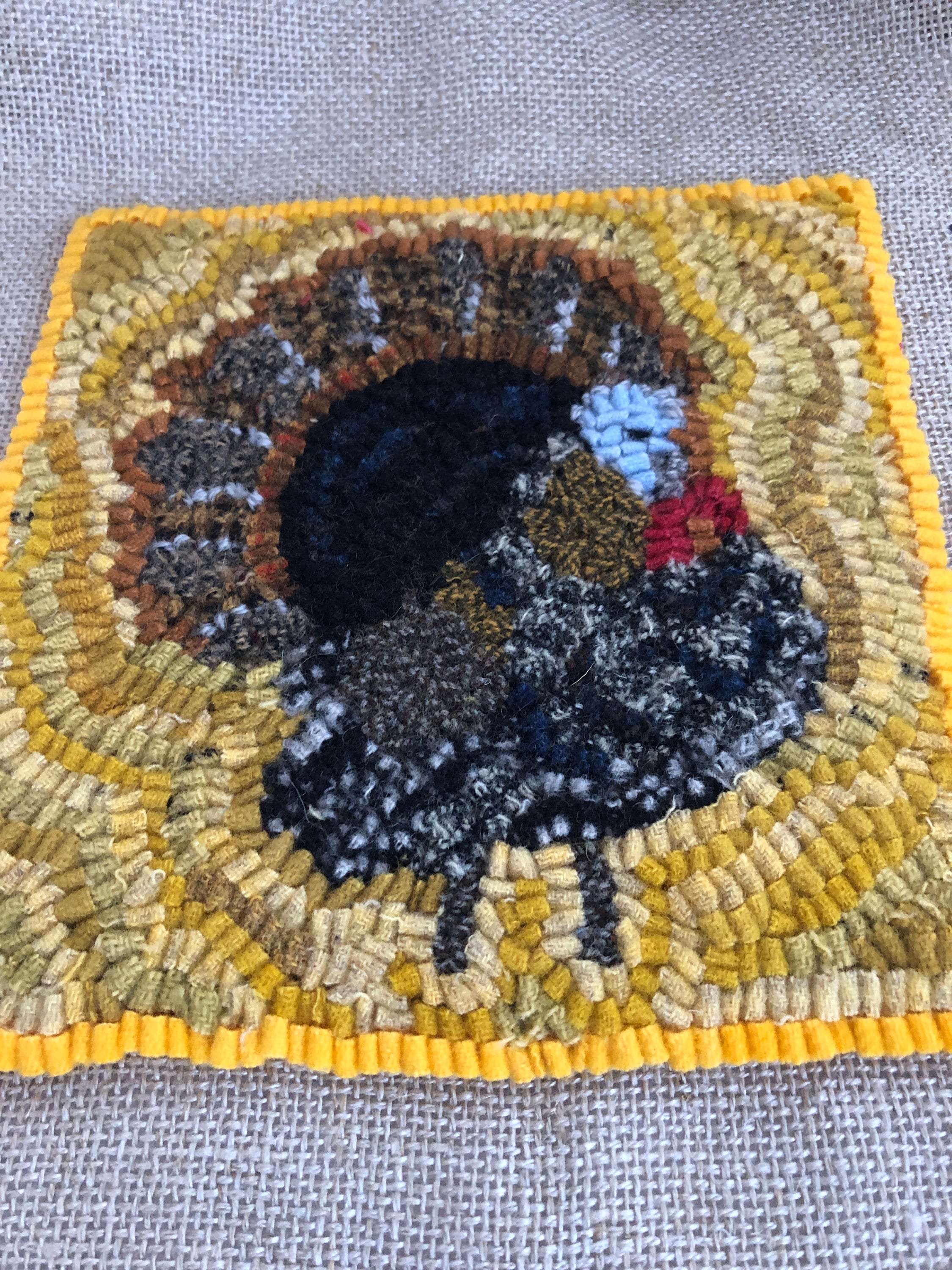 Turkey Hook Rug Rug Hooking Pattern,