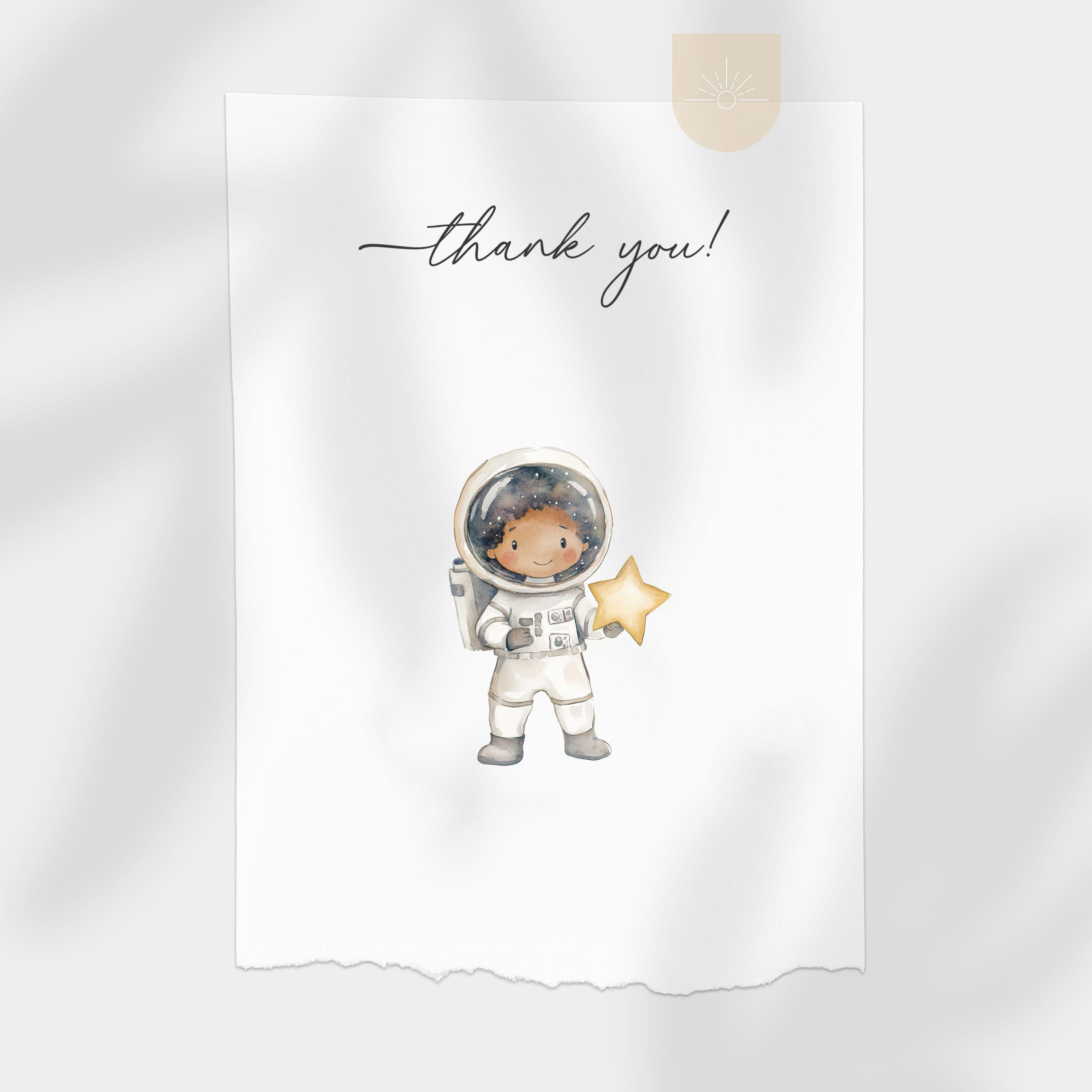 Cute Astronauts Clipart Space Planets Rockets Stars Whimsical Cute Kids ...