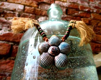 Adjustable Raku Botanical Necklace for Women