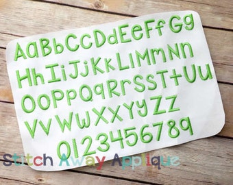 Shake It Off Machine Embroidery Font