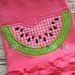 Watermelon Summer Machine Applique Design