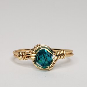 Swarovski Zircon Blue Ring