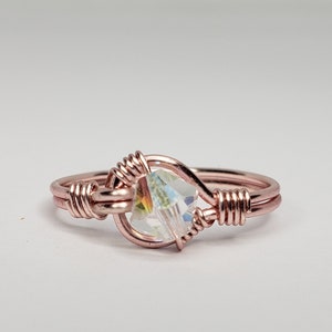 Swarovski Ab Clear Crystal Ring