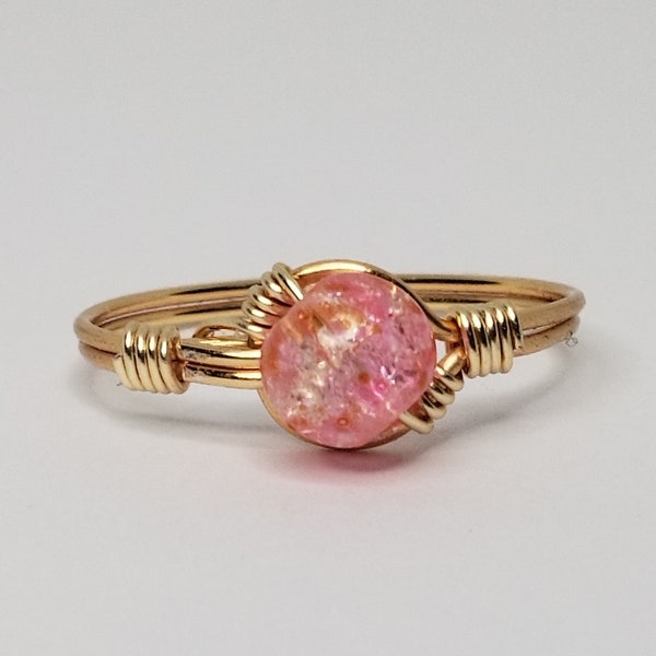 Watermelon Sugar Crackle Ring