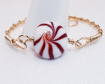 Christmas Peppermint Bracelet