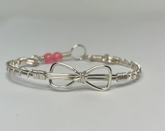 Silver Plated Bow Bracelet