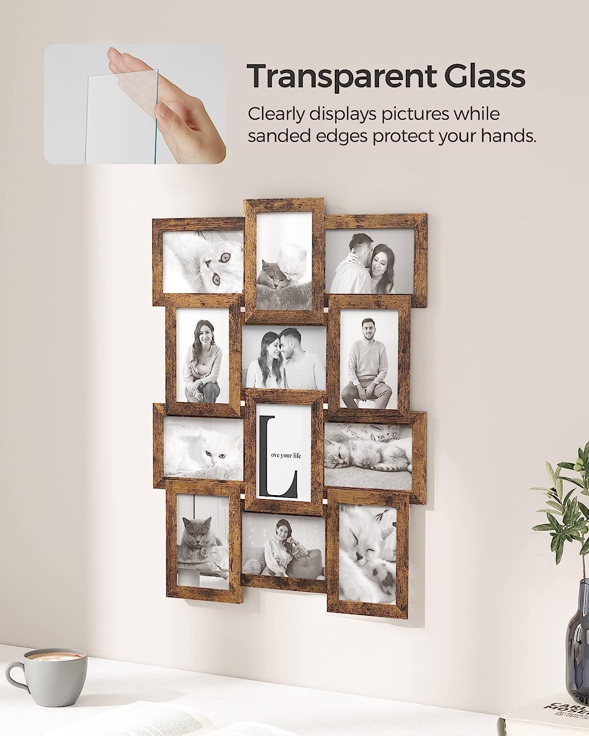 Set of 12 Collage Frame Wooden Collage Frames Picture Etsy