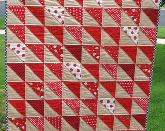 Moderne babyquilt, genderneutraal babybeddengoed, jongenswiegquilt, 37 x 41, kraamcadeau, patchworkquilt