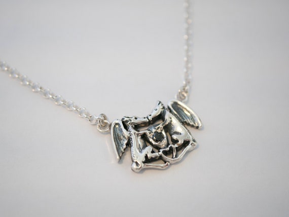 Double Dragon Pendant - Etsy