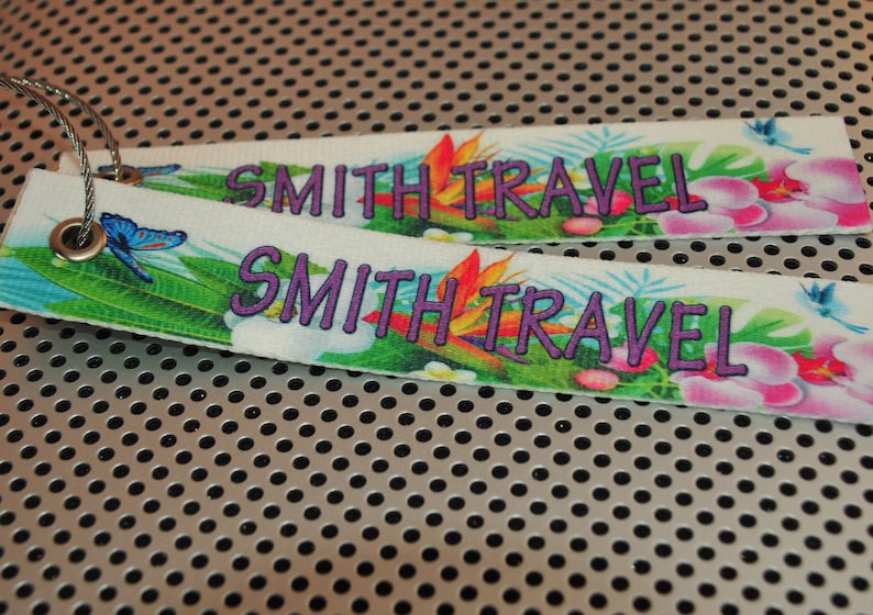 Travel Agent Personalized Dye Sublimated Luggage/Bag Tags Etsy