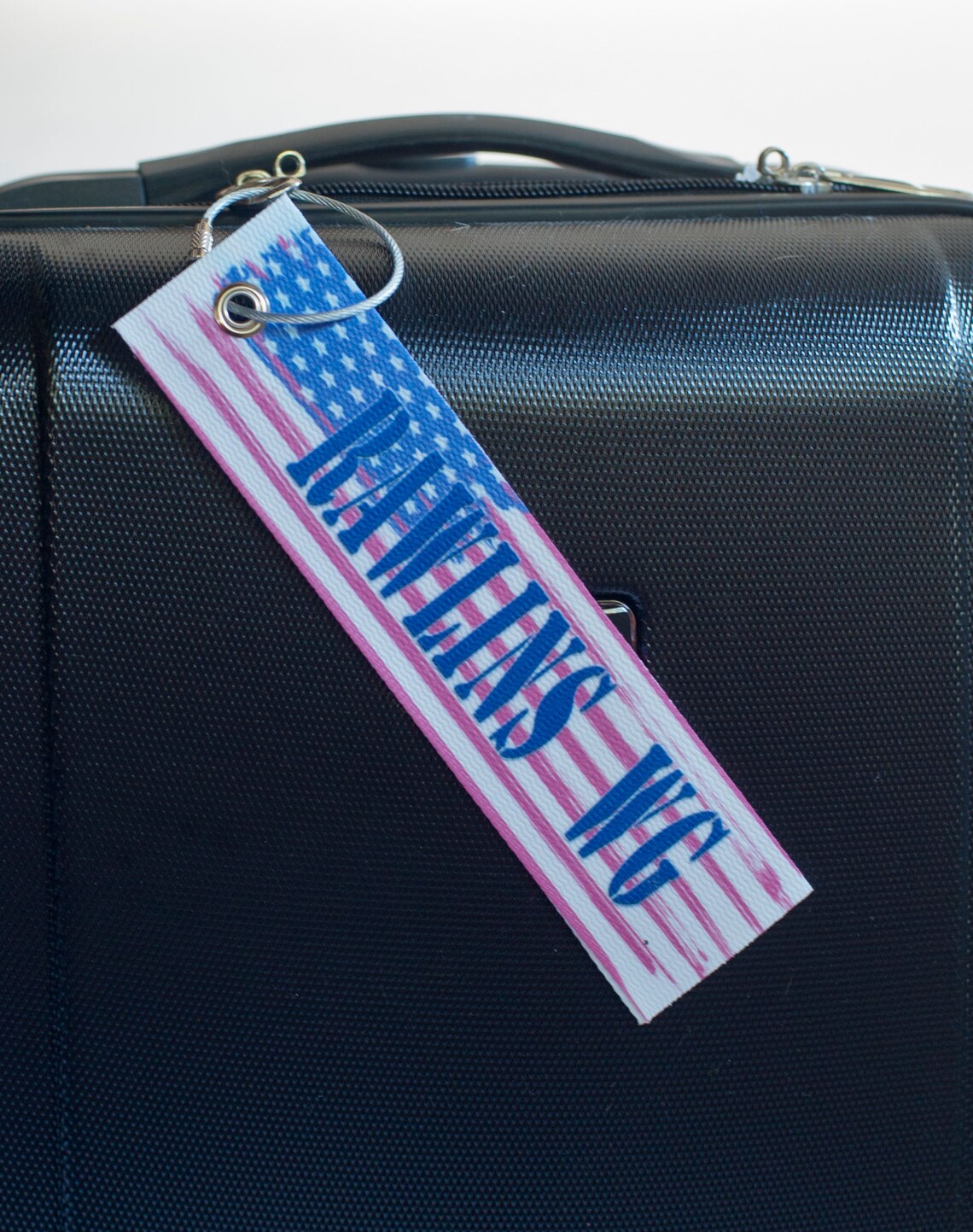 American Flag Personalized Dye Sublimated Luggage/Bag Tags Etsy