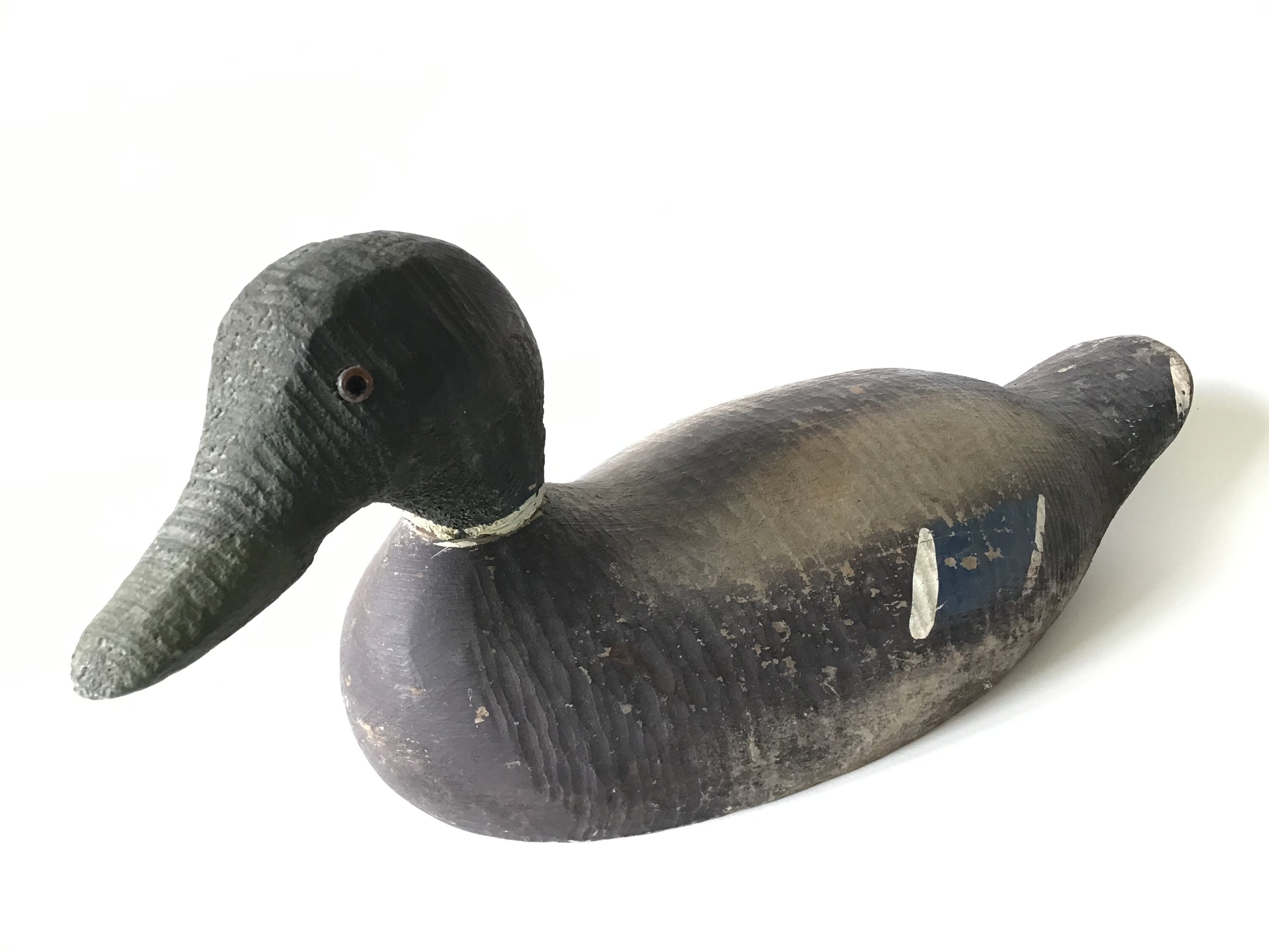 Leurre à Canard Vintage Sculpté Main Années 50-60 En Bois - États-Unis