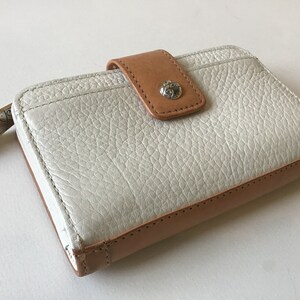 Brighton Bags Beautiful Leather Genoa White and Natural Wallet bild 4