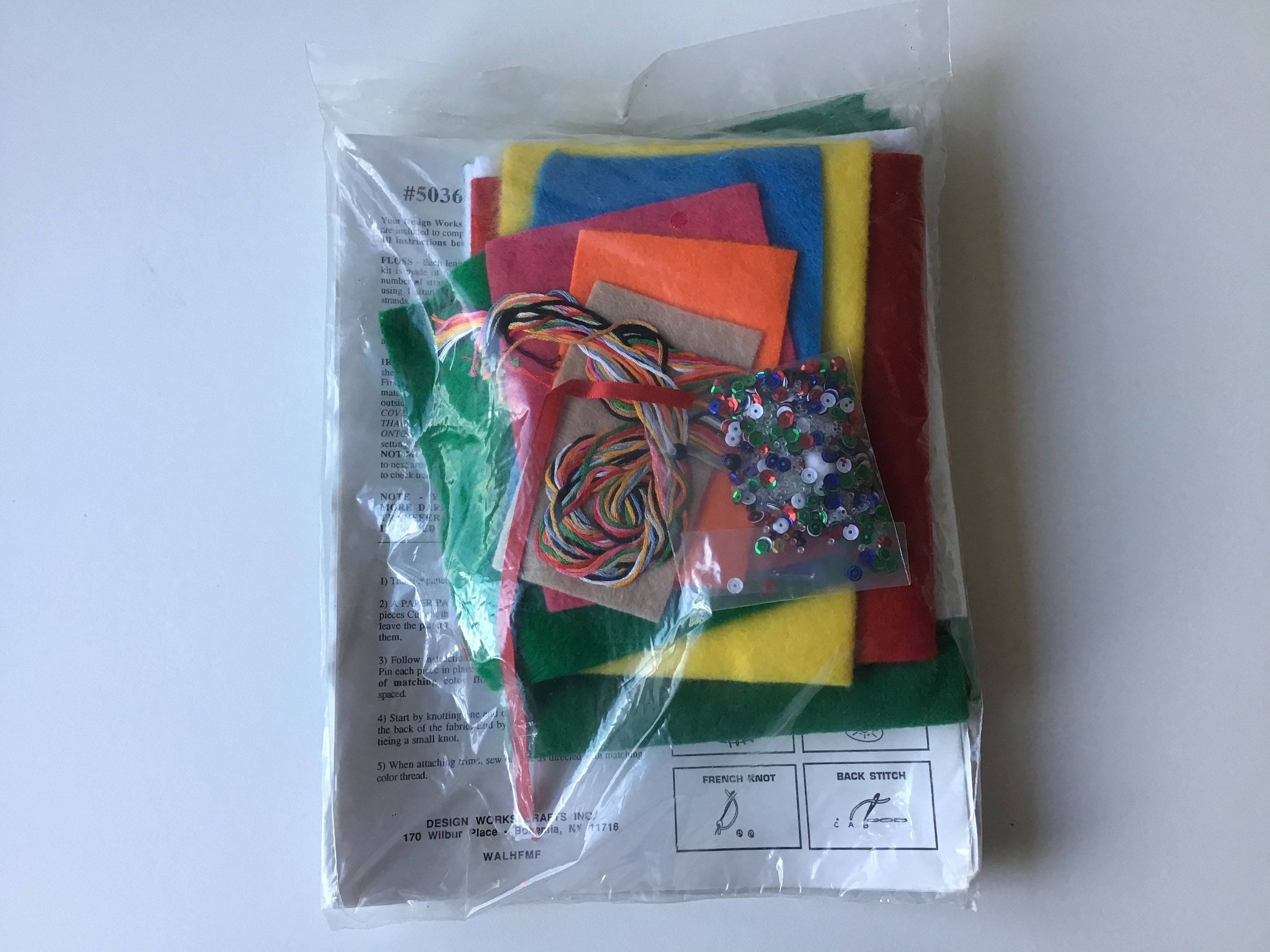 Design Works Felt and Jewels Christmas Stocking Kit Sealed