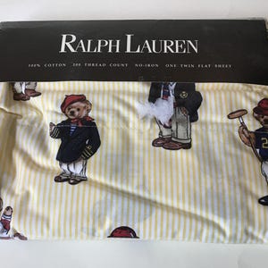 RALPH LAUREN フラットシーツ TWIN FLAT　２個セット RALPH LAUREN フラットシーツ TWIN FLAT 2個セット