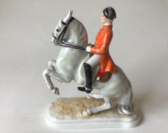 Vintage Goebel Germany 1958 Lippizan Horse Equestrian Figurine