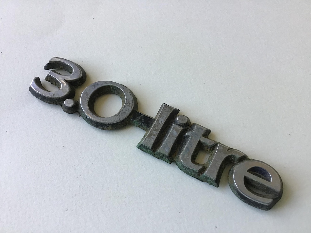 Vintage 3.0 Liter GM Emblem Car Truck Plastic Badge Exterior Emblem - Etsy