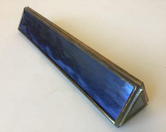 Vintage Kaleidoscope brass and Glass Triangular