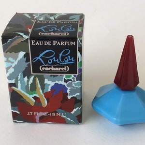 Vintage 1986 Loulou Lou Lou Cacharel Mini Eau De Parfumerie