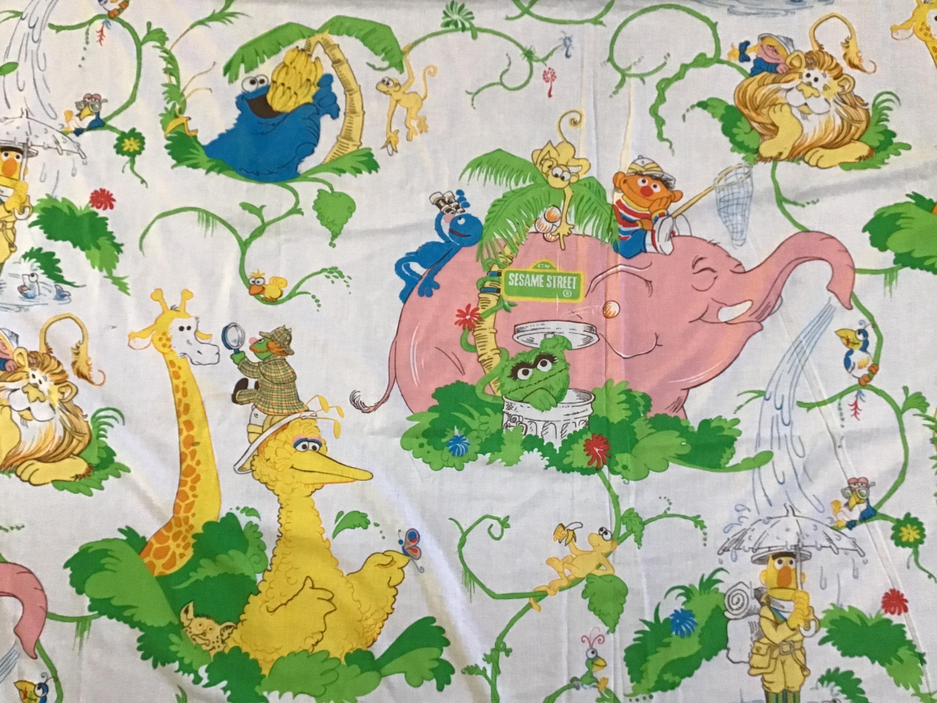 Taie D'oreiller Sesame Street Vintage – Muppets – Taille Standard Enfant