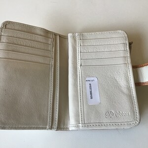 Brighton Bags Beautiful Leather Genoa White and Natural Wallet bild 3
