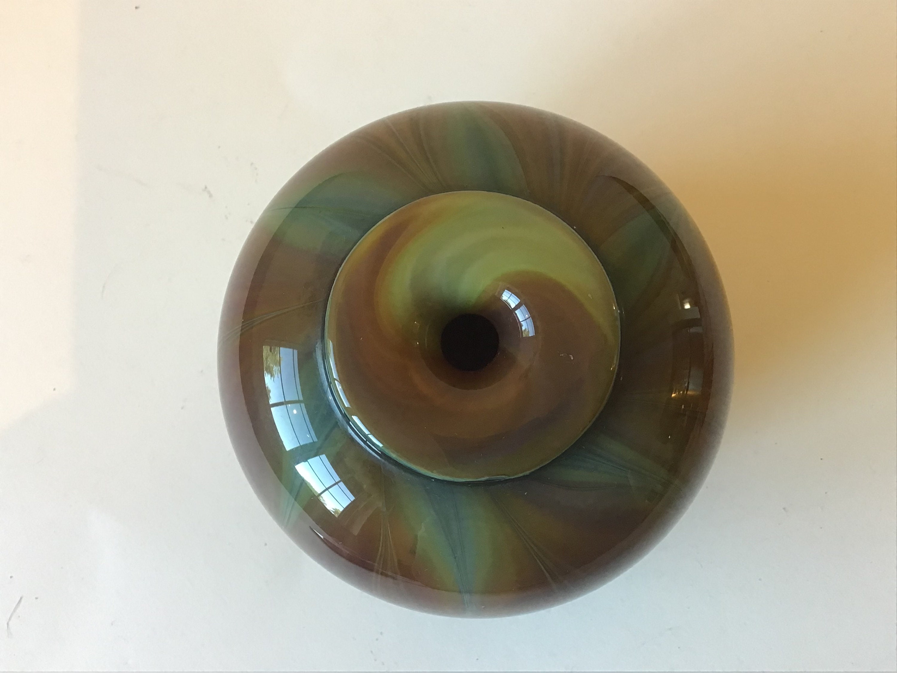 Vintage Buzz Williams Art Glass Vase 1990 - Etsy