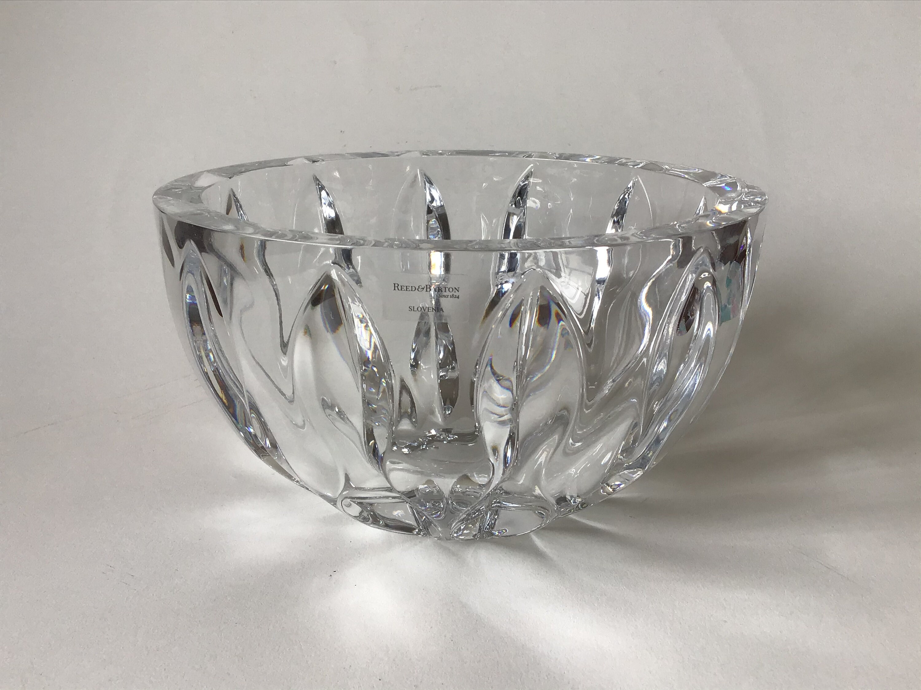 Reed and Barton Slovenia 7 Equinox Lead Crystal Glass Bowl - Etsy