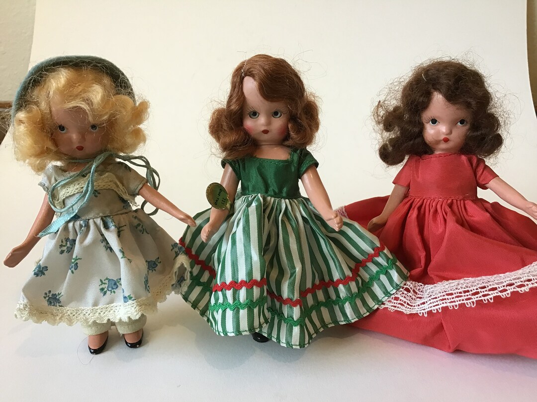 Three Vintage Storybook Dolls by Nancy Ann Etsy