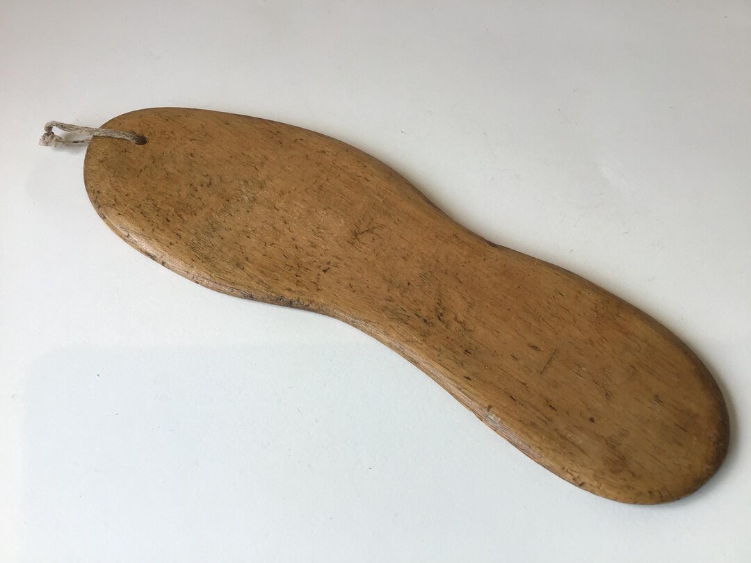 Vintage Rustic Primitive Wooden Shoe Form Sole Insert Insole 11 Inches ...