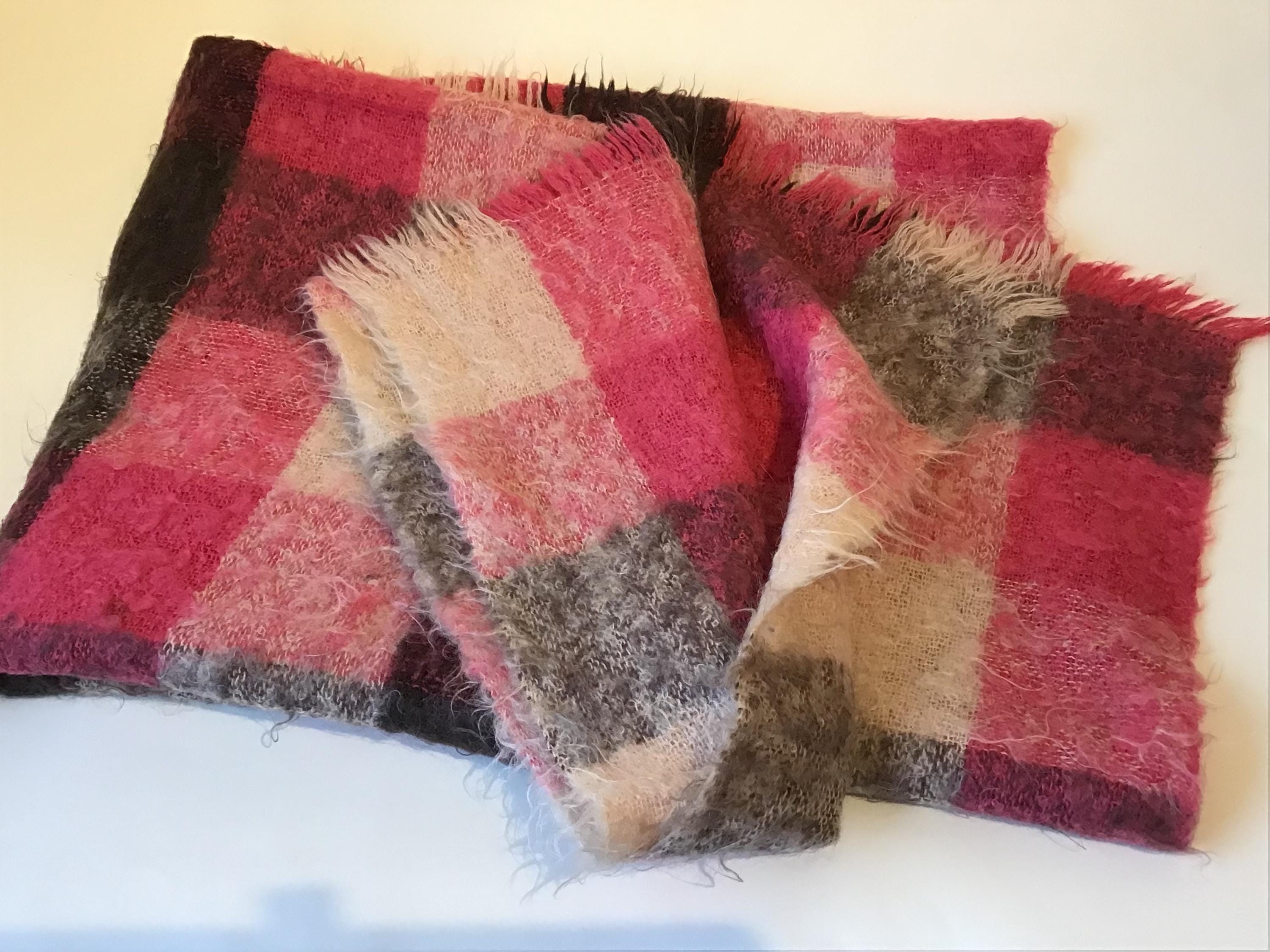 Vintage Mohair Throw - Etsy