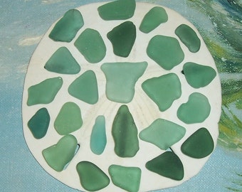 24 piece lot...Genuine, NATURAL Surf Tossed RARE light and dark Teal GREEN Puerto Rico Sea Glass #2