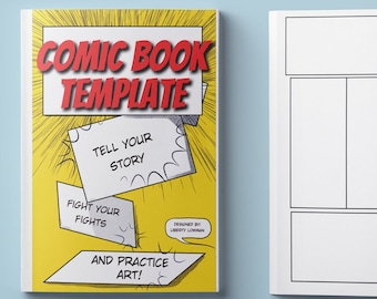 Plantilla en blanco de cómic de 12 PÁGINAS para artistas, práctica y narración de historias Descargar PDF