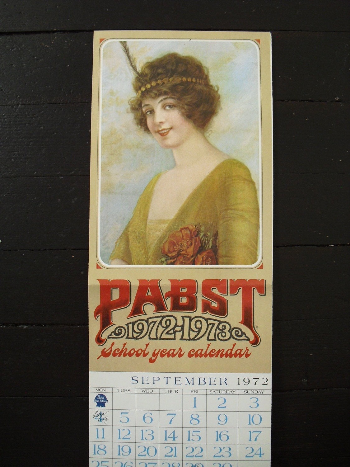 Vintage Pabst Blue Ribbon Beer Advertisement / Poster PBR - Etsy