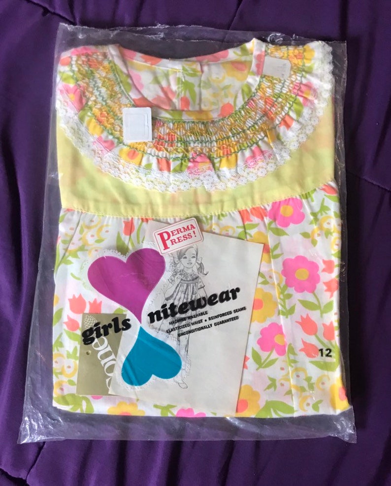 Vintage Girls Sleepwear Never Been Worn
