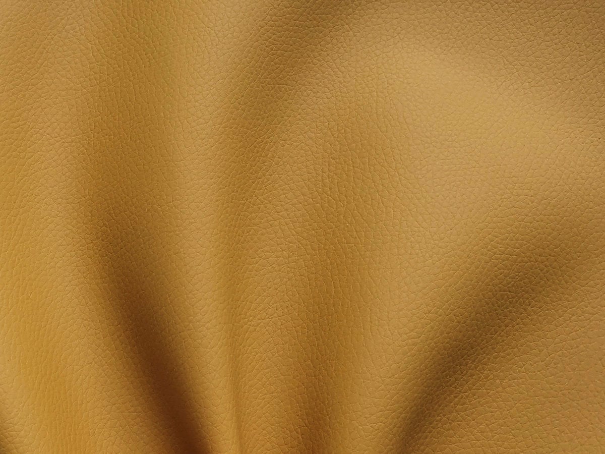 MUSTARD yellow faux leather fabric sheet Sustainable Etsy