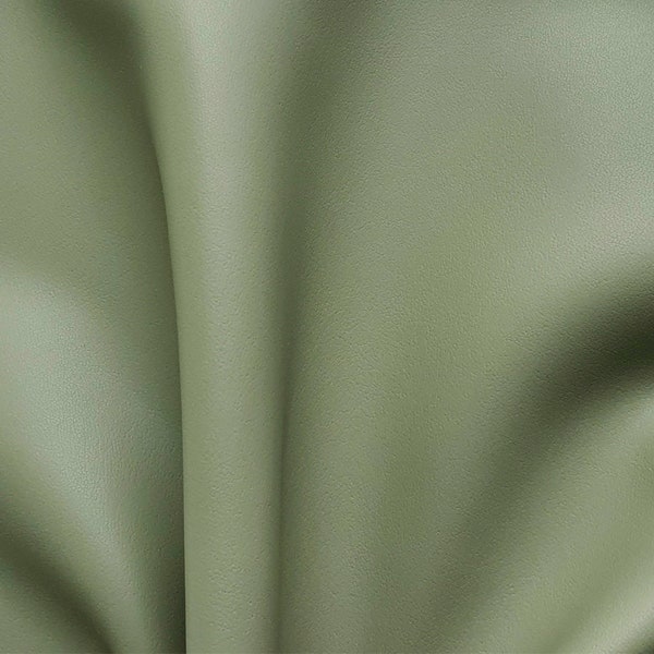 Khaki faux leather sheets from silicone | Durable smooth soft leather scraps for making earrings, backpack, wallet, dog collar, upholstery