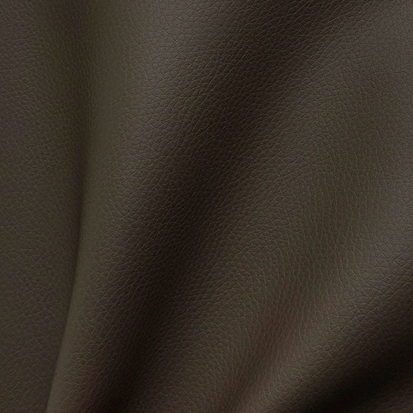 Drap imitation cuir chocolat | Cuir végétalien marron mat | Rembourrage en similicuir recyclable | Format A4