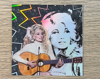 Dolly Parton Custom Holographic Sticker