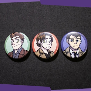 Supernatural TV 1.5 Pinback Button Set