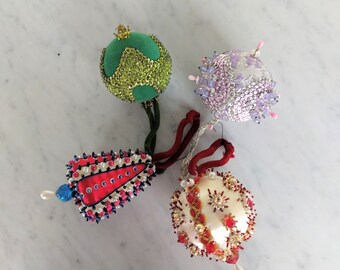 jeweled christmas ornaments to make