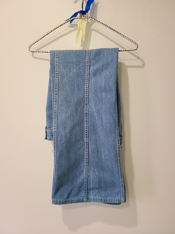 70s Faded Glory Jeans / light wash  bell bottom j… - image 4