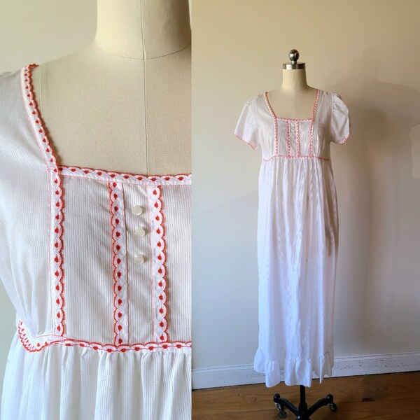70s Peasant Dress Etsy