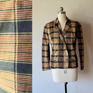 1960s Madras Jacket - Etsy