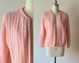 トップス 60s Catalina mohaircardigan 1960s Catalina Jacquard Wool Cropped Cardigan — Wayward
