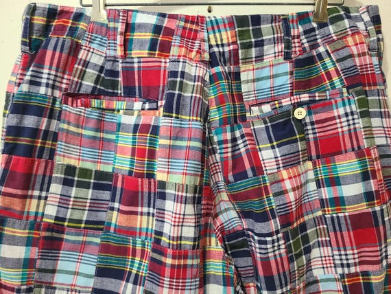 Vintage Rowing Blazer's brand patchwork madras pa… - image 6