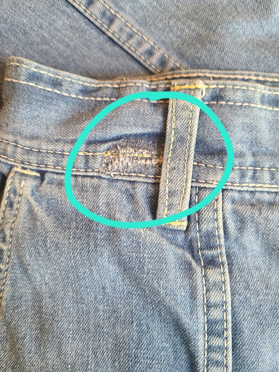 70s Faded Glory Jeans / light wash  bell bottom j… - image 10